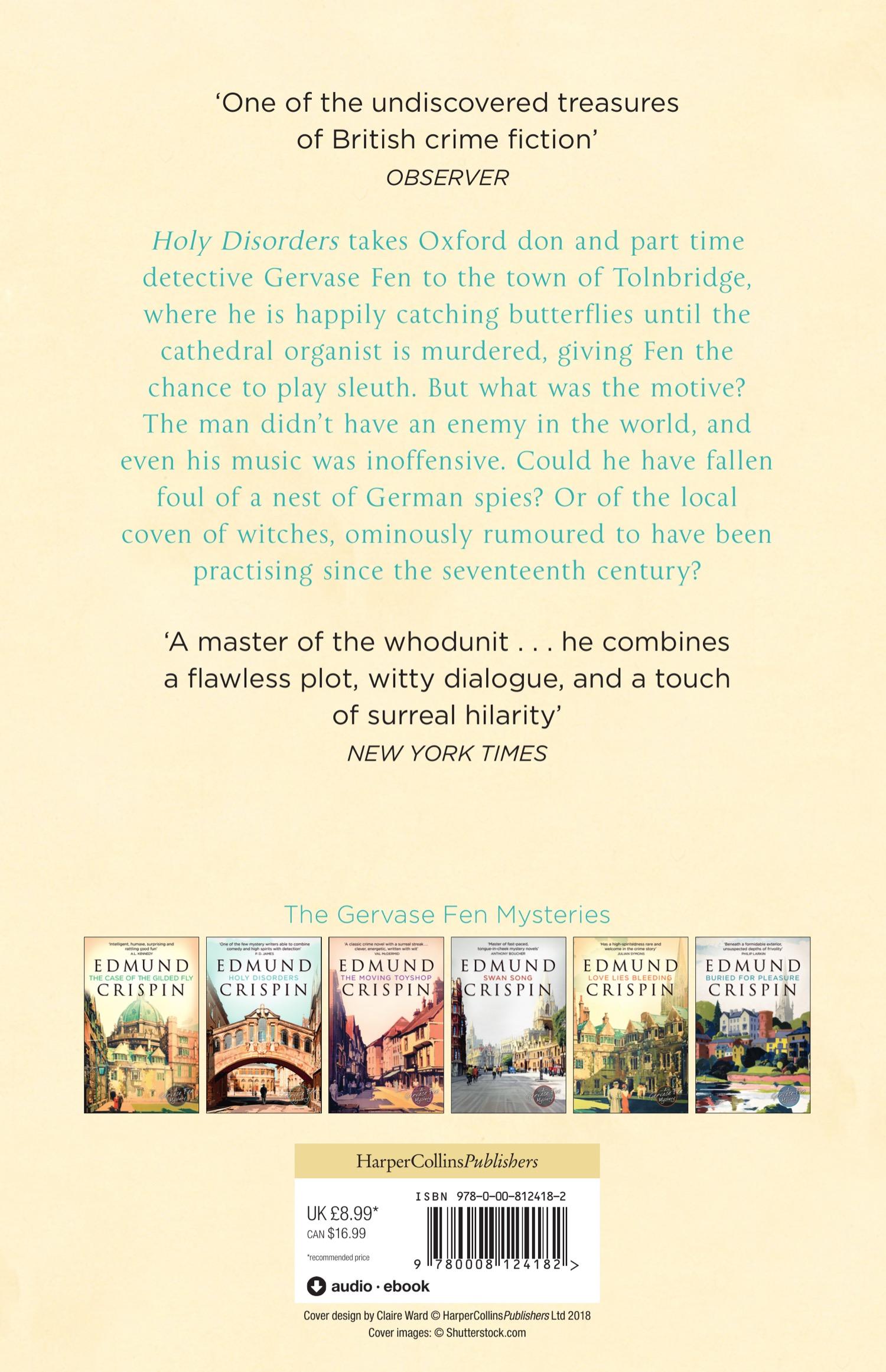 Rückseitencover Holy Disorders