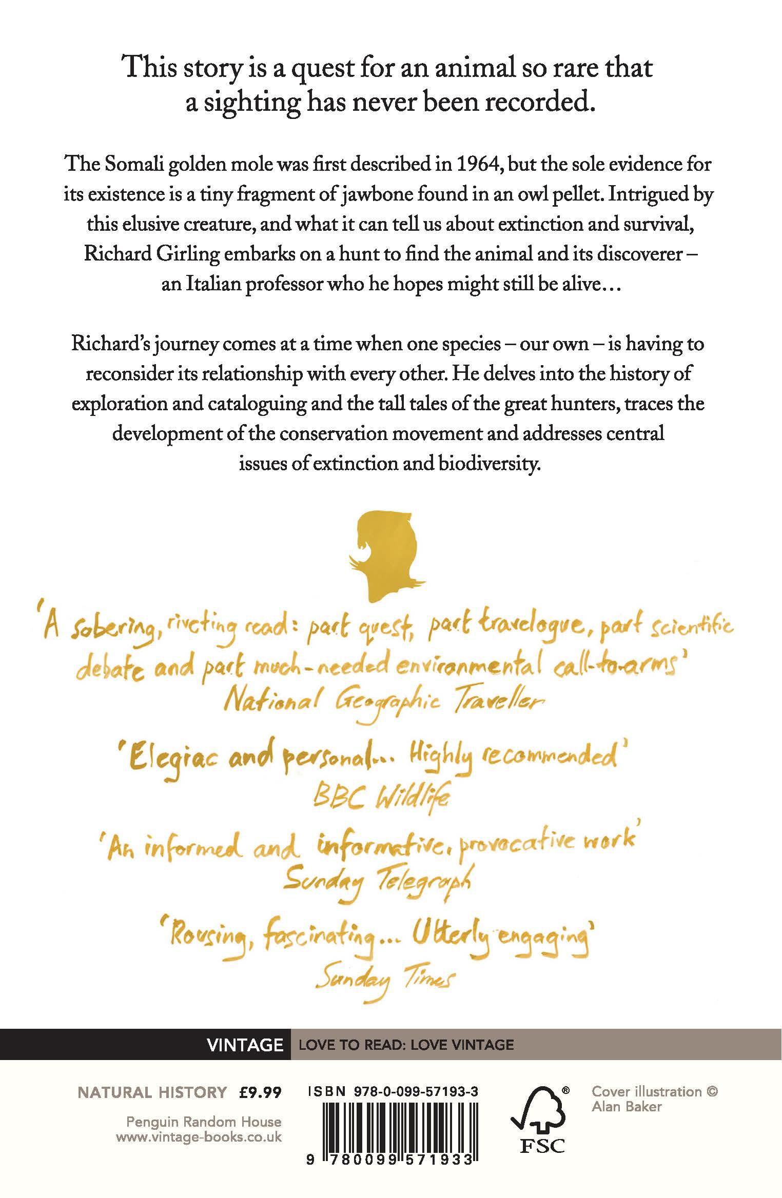 Rückseitencover The Hunt for the Golden Mole