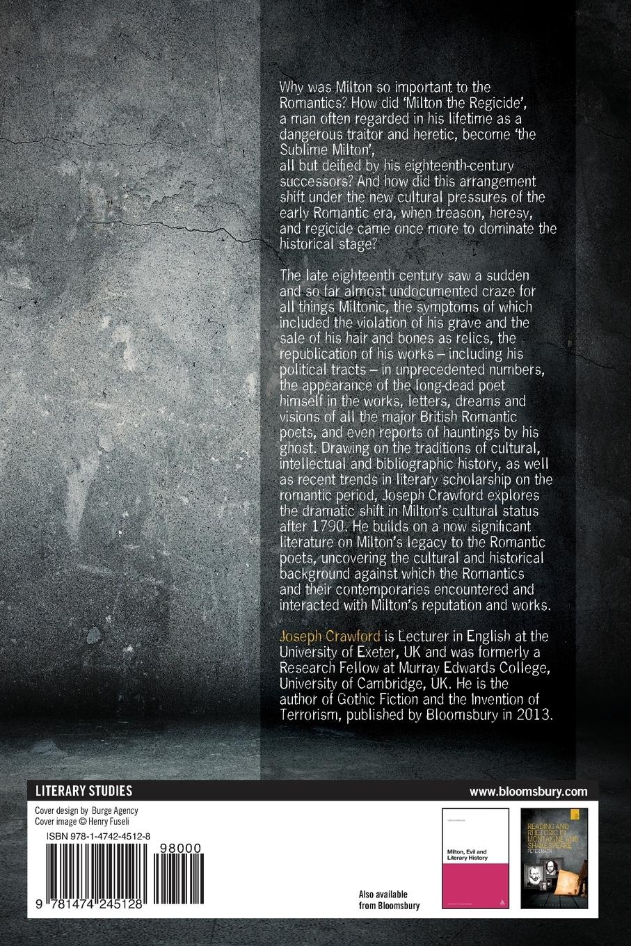 Rückseitencover Raising Milton's Ghost