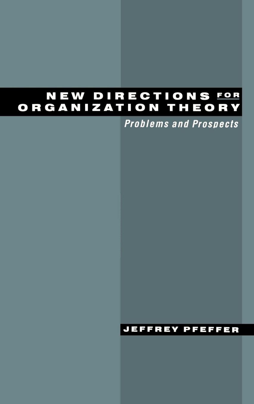 Vorderes Coverbild New Directions for Organization Theory