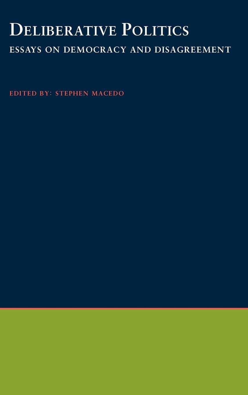 Vorderes Coverbild Deliberative Politics