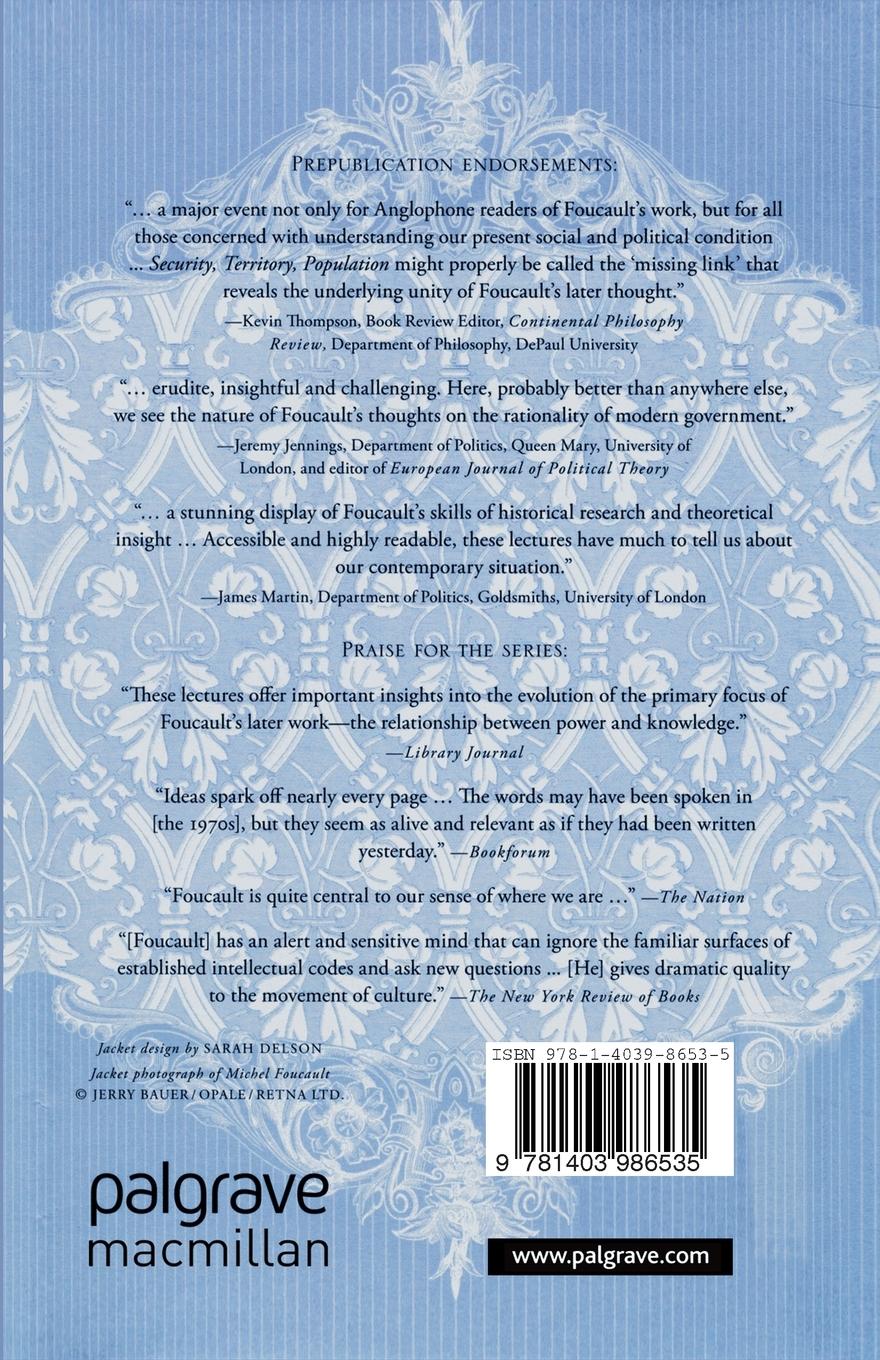 Rückseitencover Security, Territory, Population