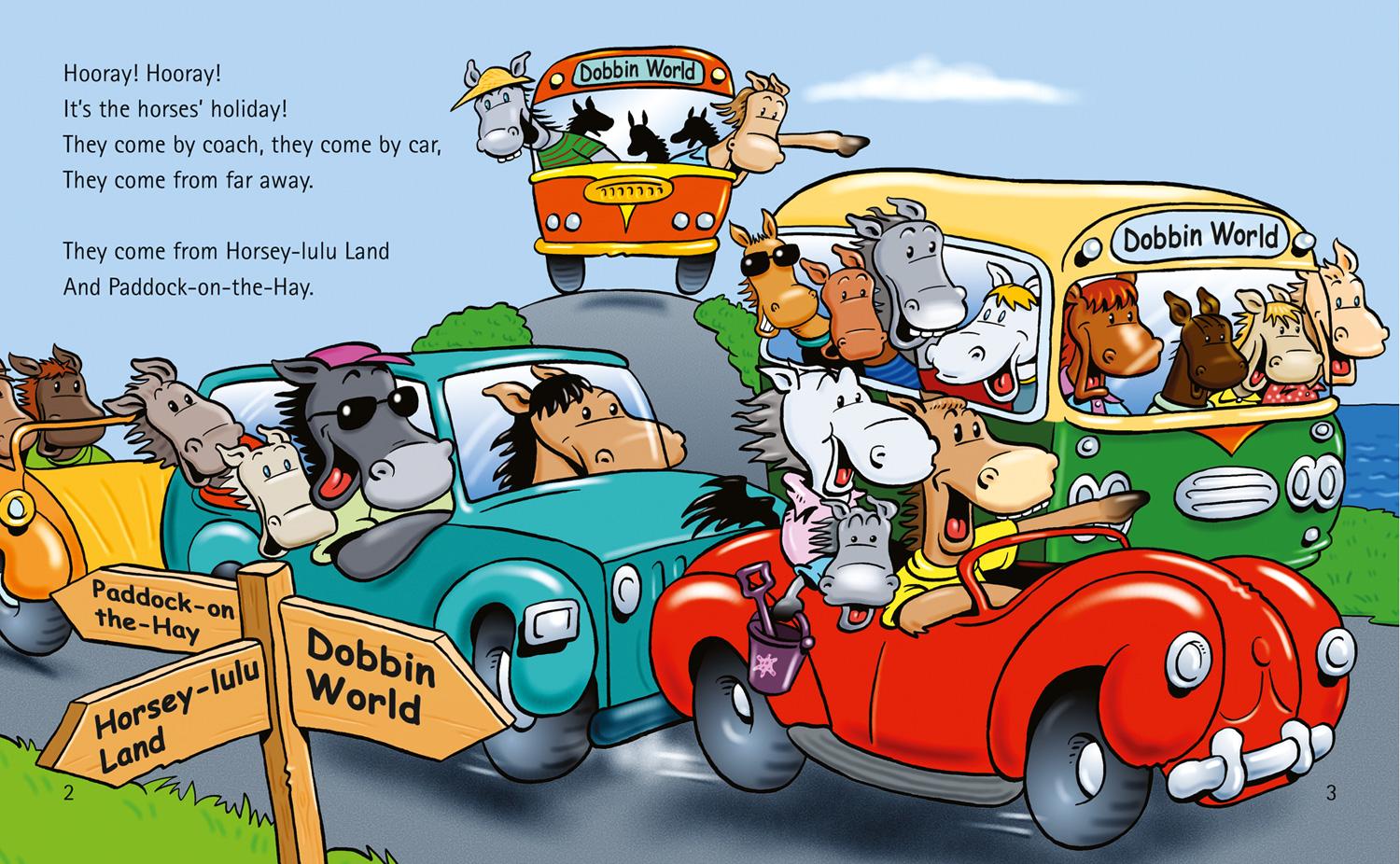 Beispielinhalt (Bild) Horses' Holiday