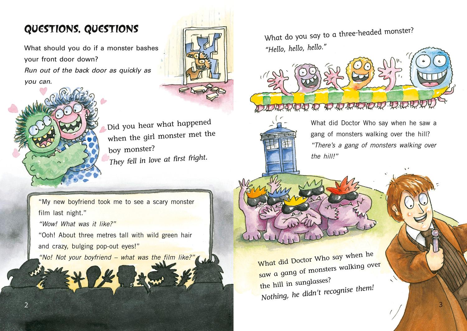 Beispielinhalt (Bild) The Monster Joke Book