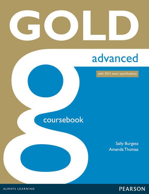 Vorderes Coverbild Gold Advanced Coursebook