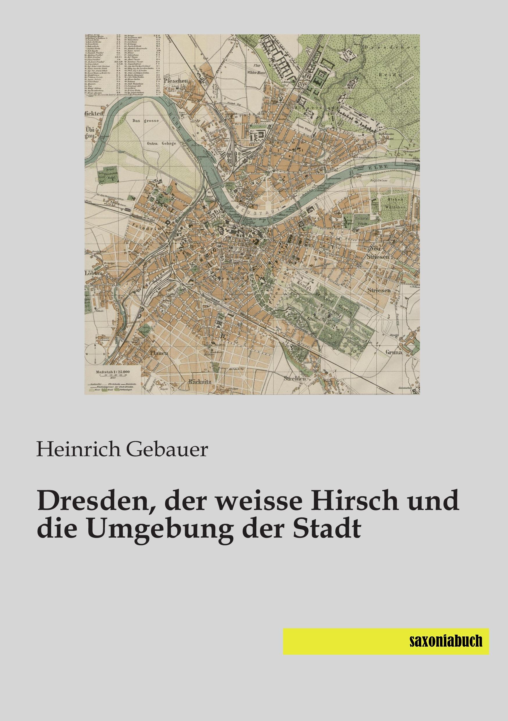 Vorderes Coverbild Dresden, der weisse Hirsch und die Umgebung der Stadt