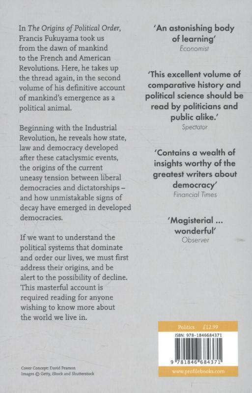 Rückseitencover Political Order and Political Decay