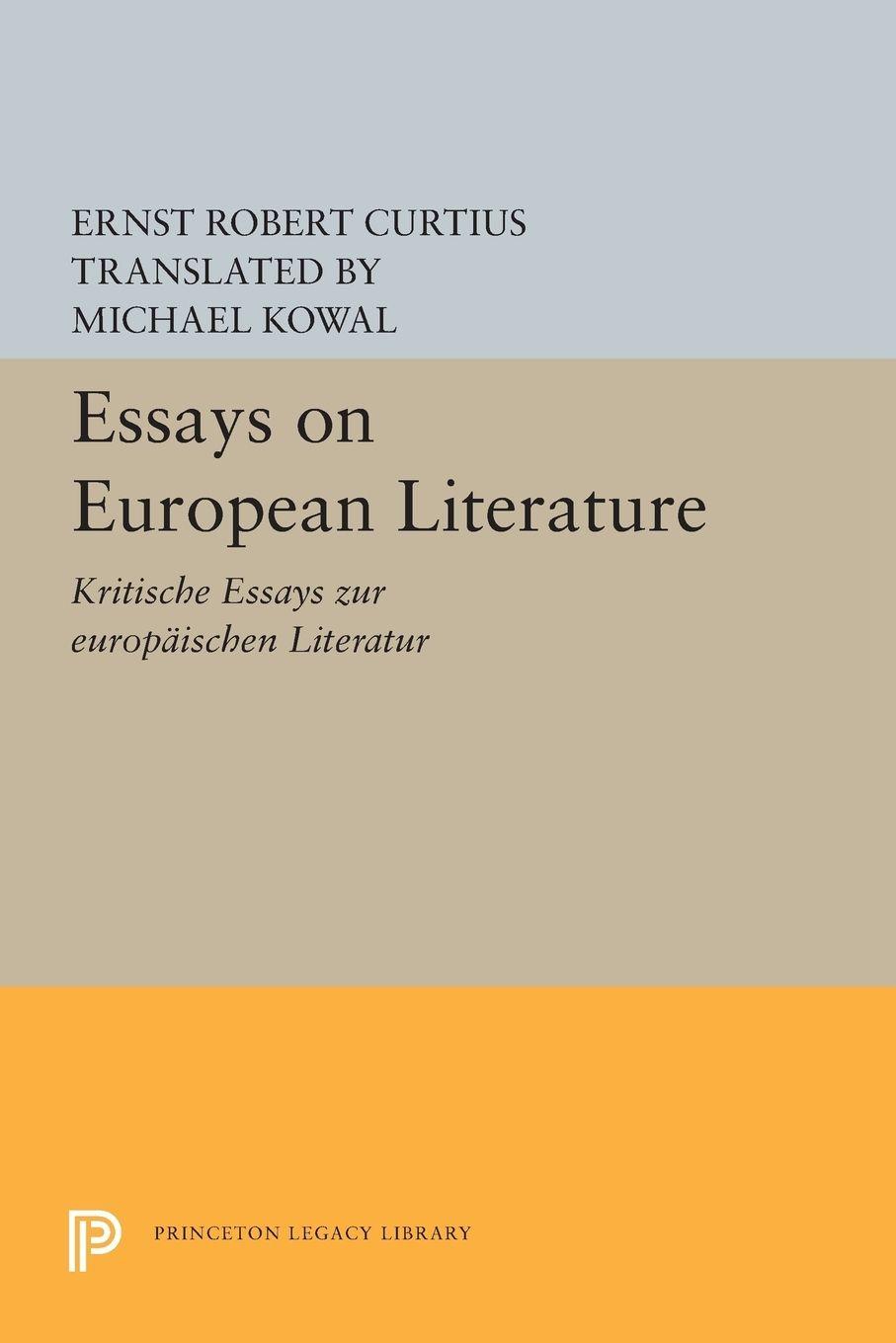 Vorderes Coverbild Essays on European Literature