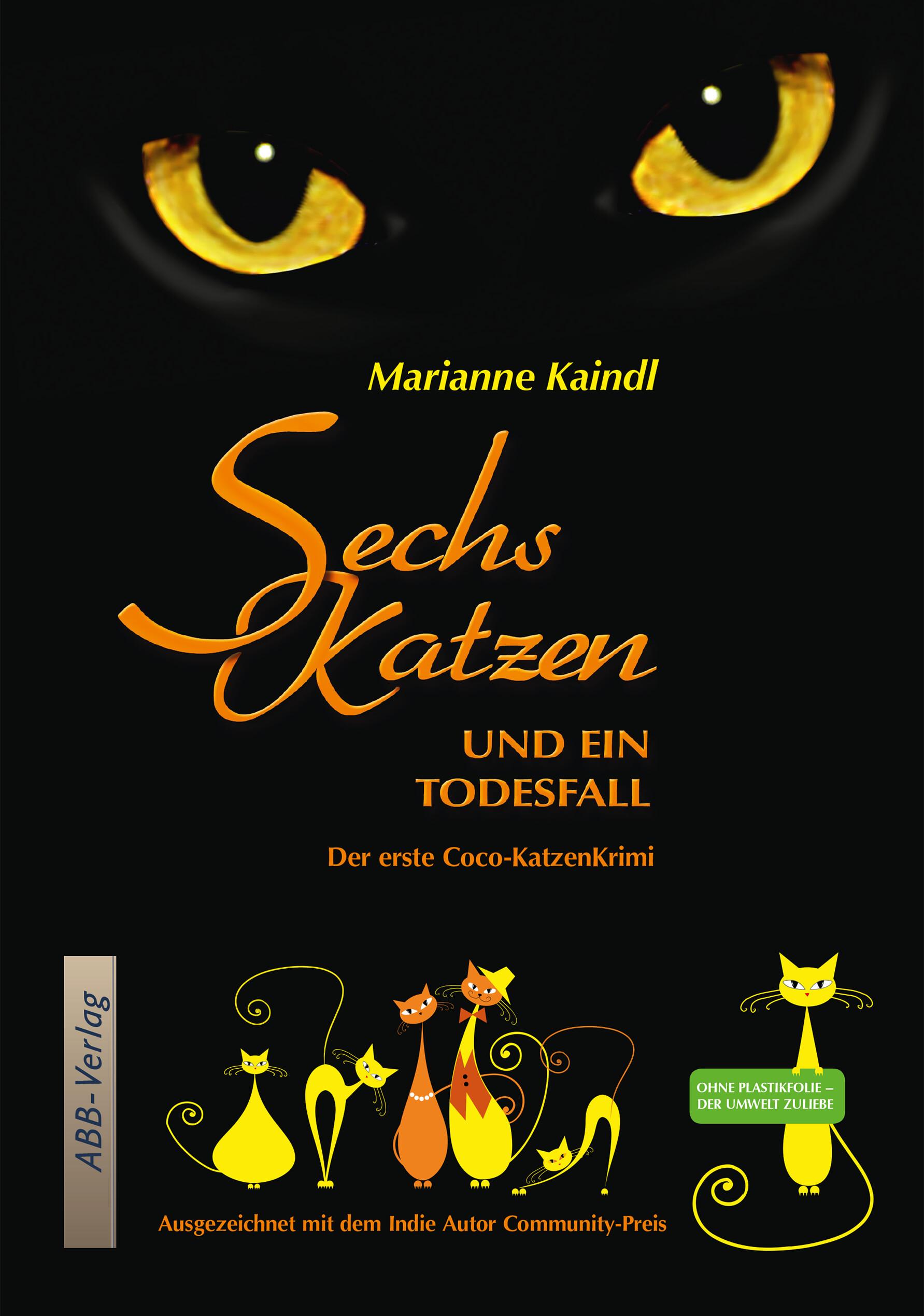 Vorderes Coverbild Sechs Katzen und ein Todesfall