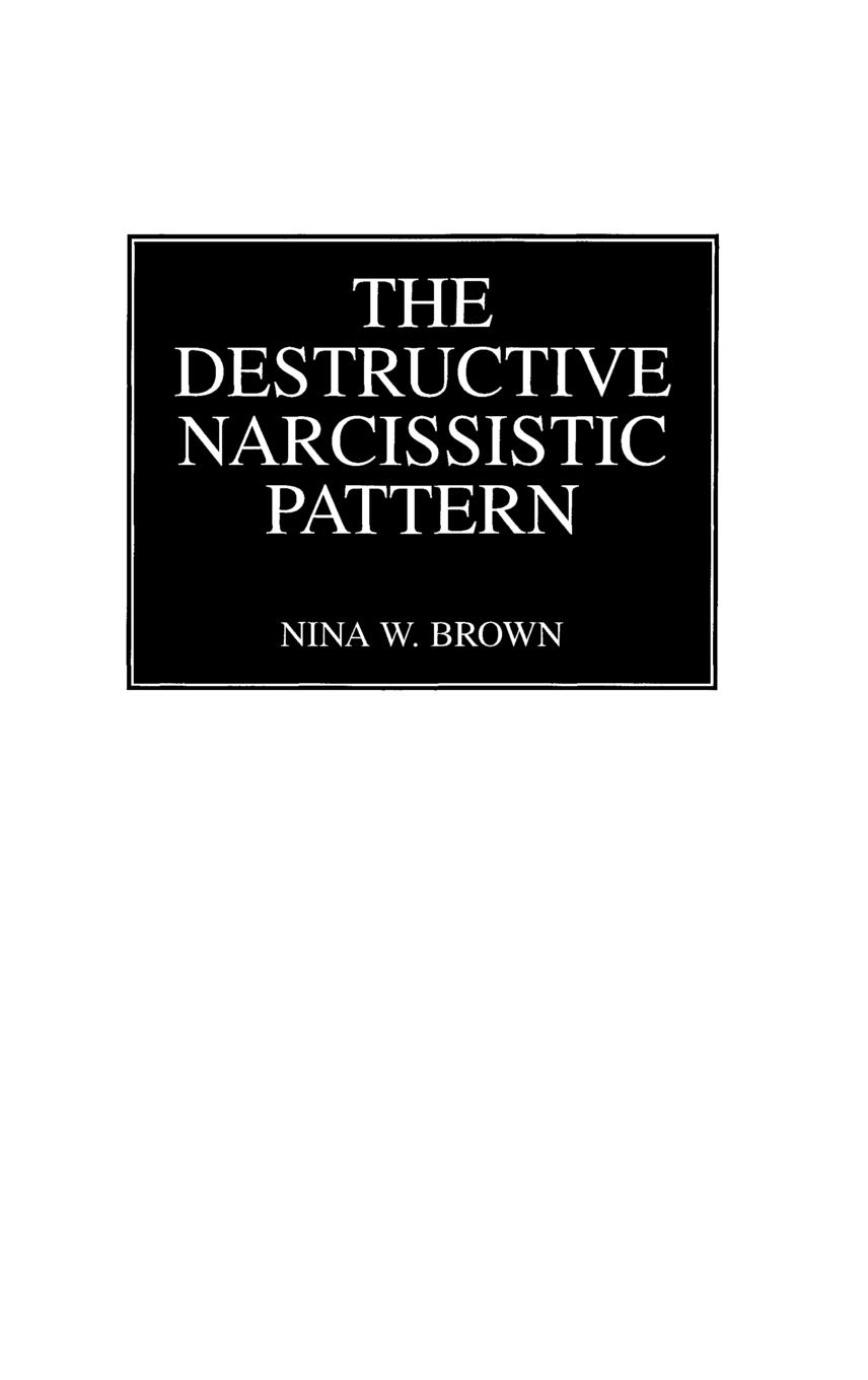 Vorderes Coverbild The Destructive Narcissistic Pattern
