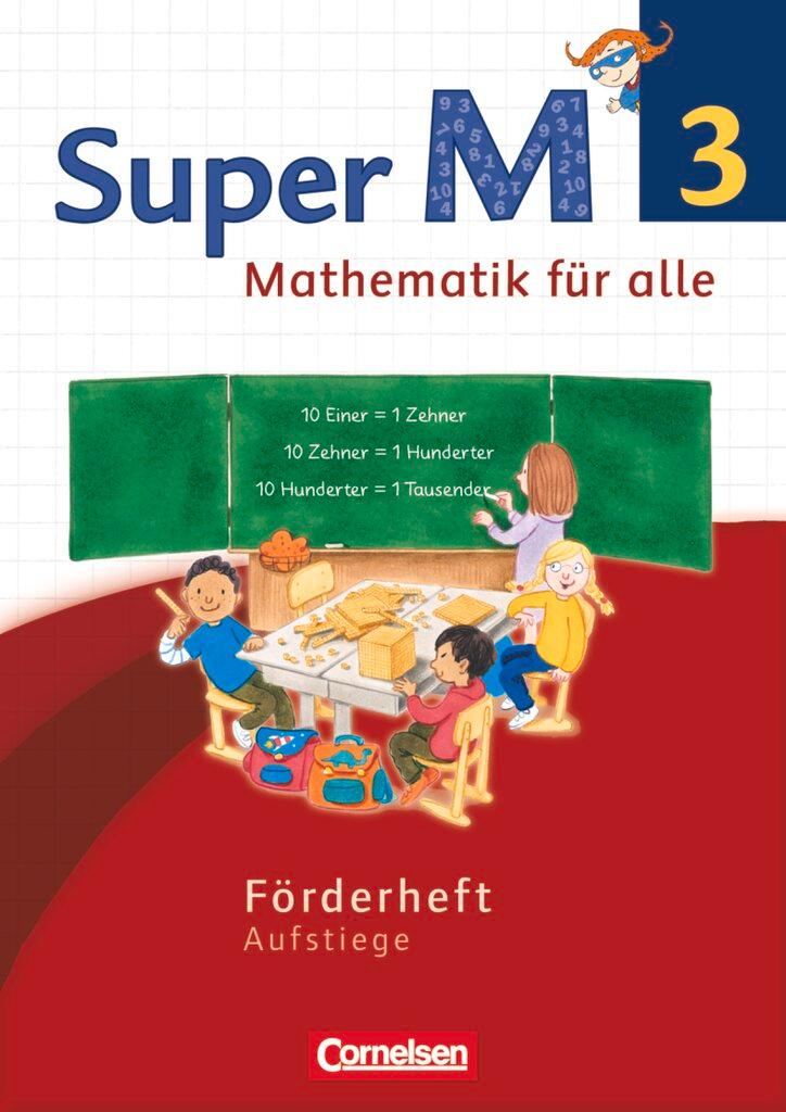 Vorderes Coverbild Super M 3. Schuljahr Forderheft. Westliche Bundesländer
