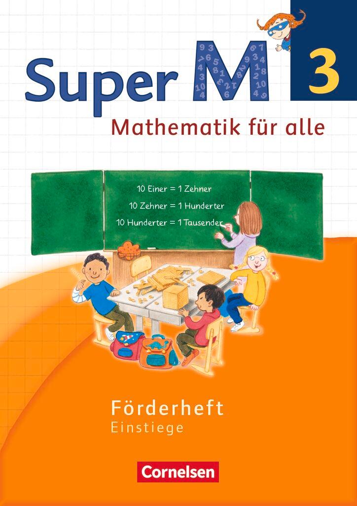 Vorderes Coverbild Super M 3. Schuljahr. Förderheft Westliche Bundesländer