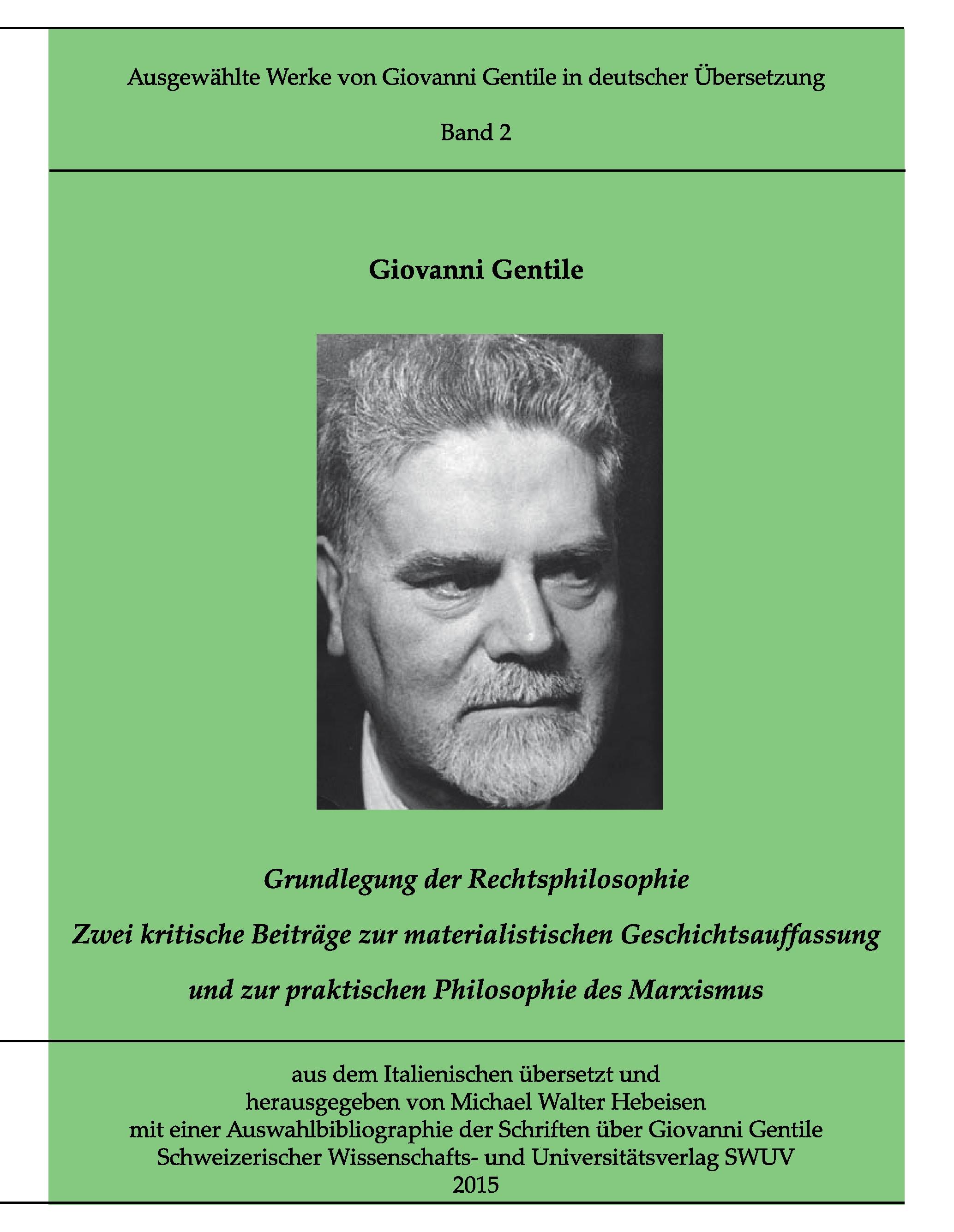 Vorderes Coverbild Gentile-Edition, Band 2