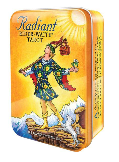 Vorderes Coverbild Radiant Rider-Waite(r) Tarot in a Tin