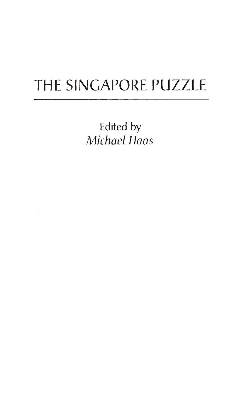 Vorderes Coverbild The Singapore Puzzle
