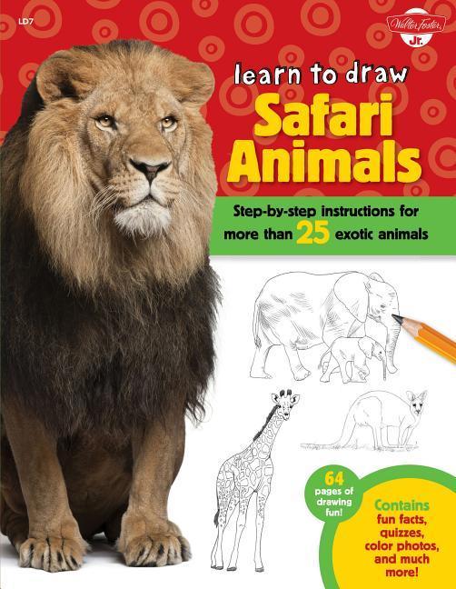 Vorderes Coverbild Learn to Draw Safari Animals