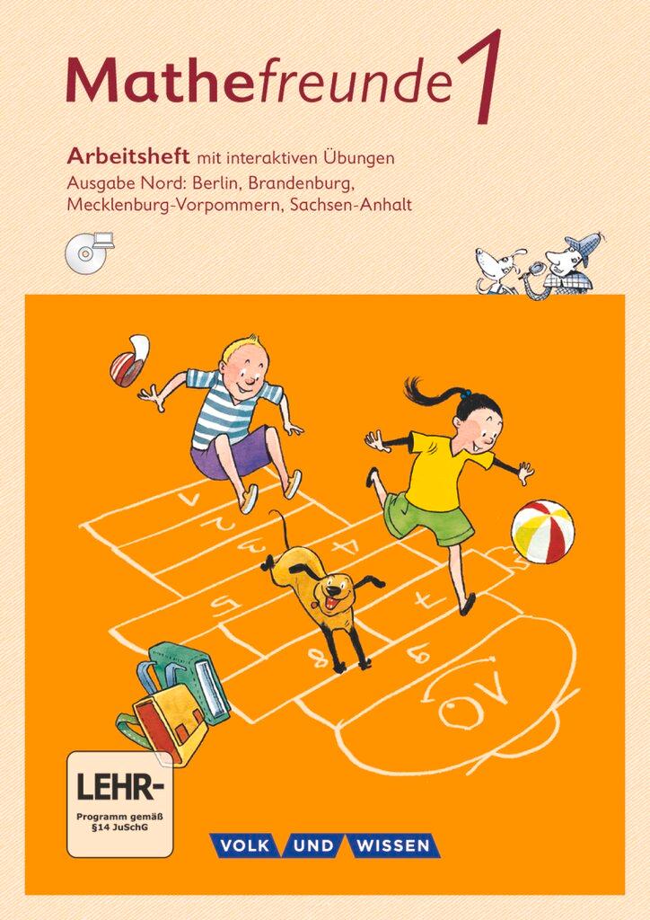 Vorderes Coverbild Mathefreunde Nord 1. Schuljahr. Arbeitsheft mit interaktiven Übungen auf scook.de