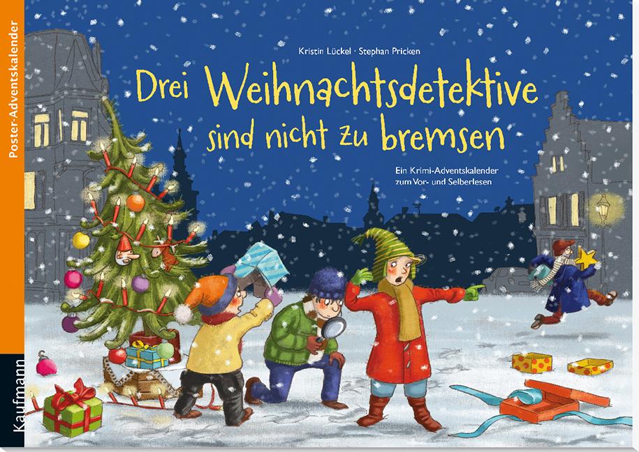 Vorderes Coverbild Drei Weihnachtsdetektive sind nicht zu bremsen