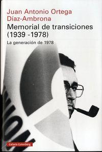 Vorderes Coverbild Memorial de transiciones