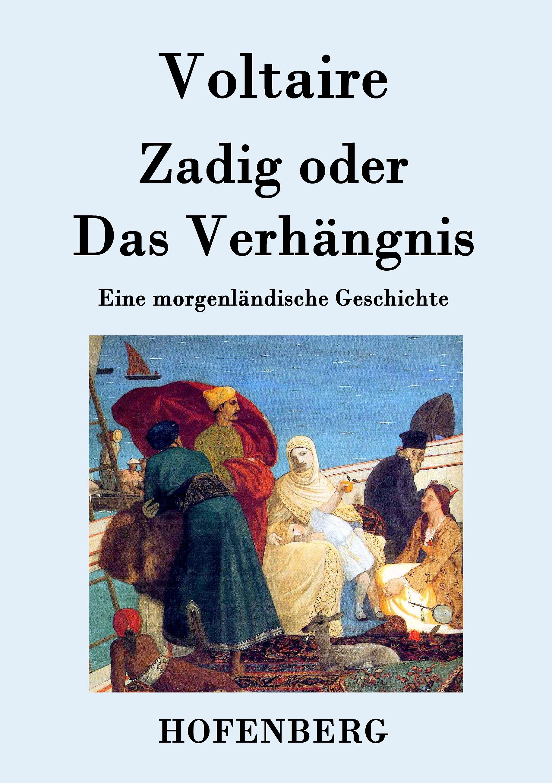 Vorderes Coverbild Zadig oder Das Verhängnis