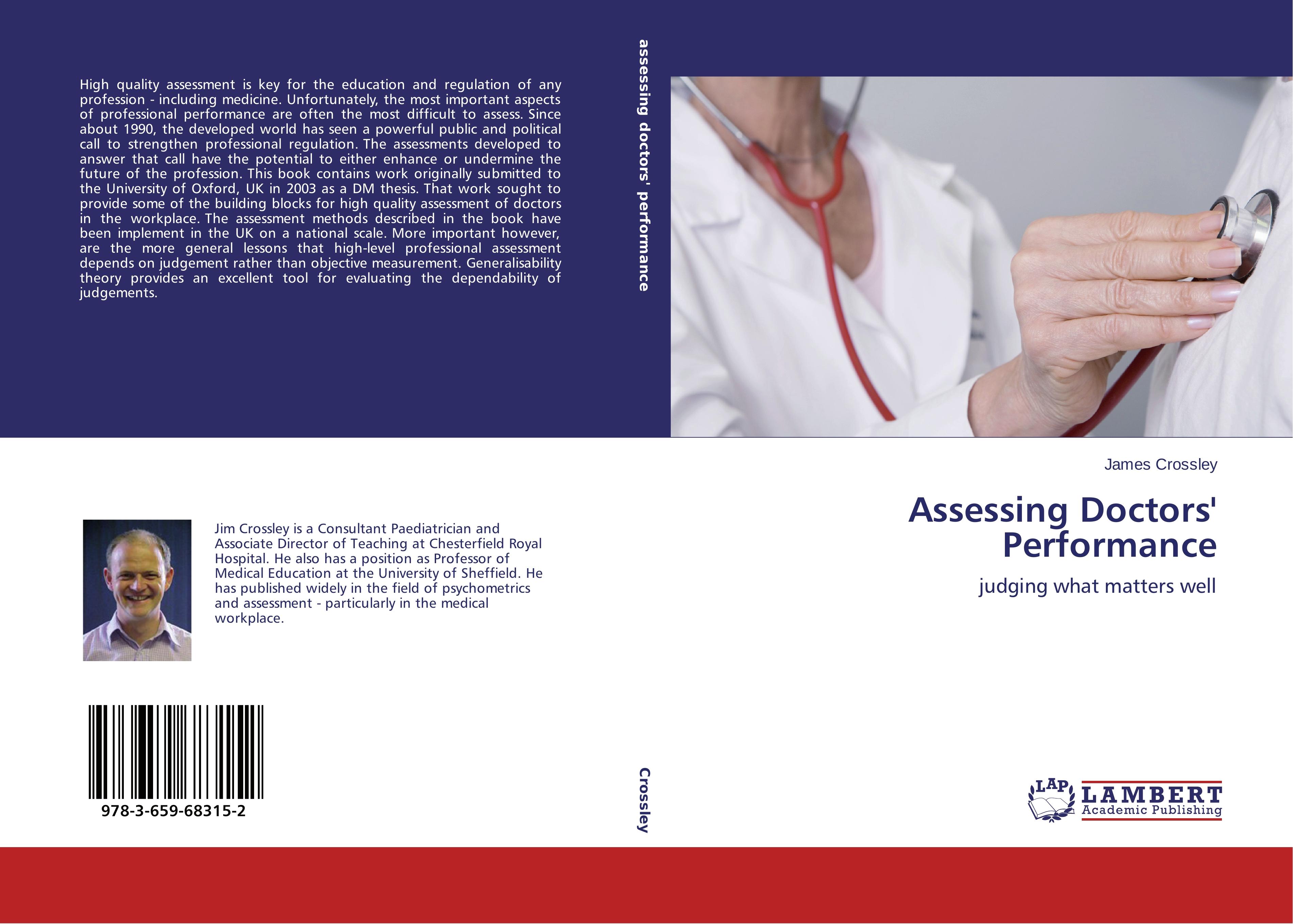 Vorderes Coverbild Assessing Doctors' Performance
