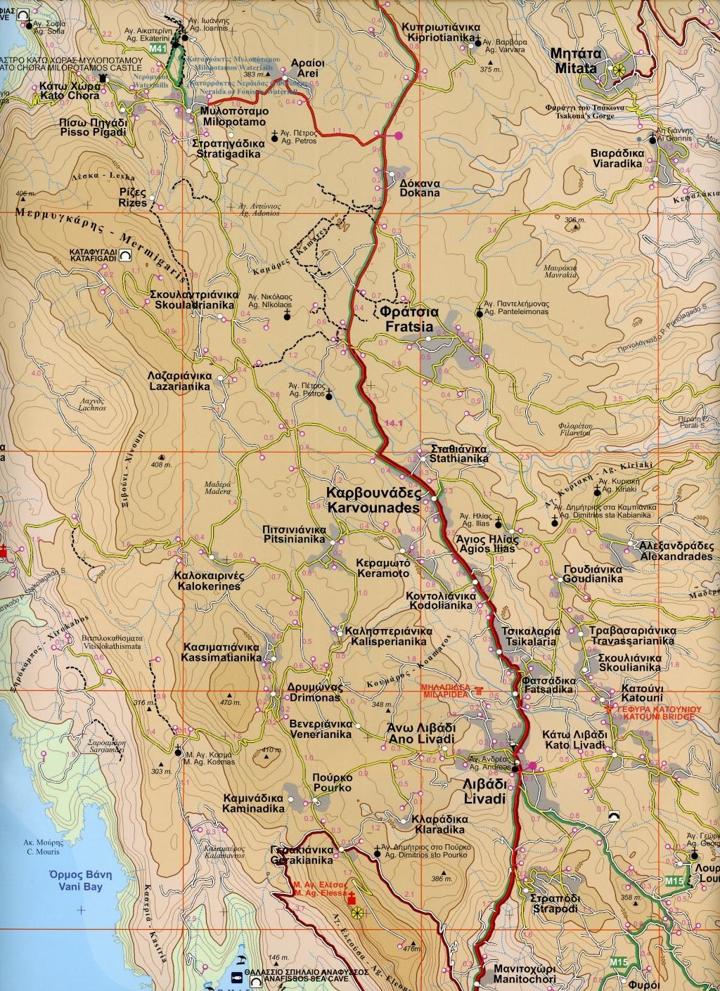 Beispielinhalt (Bild) Kythera 1 : 35 000