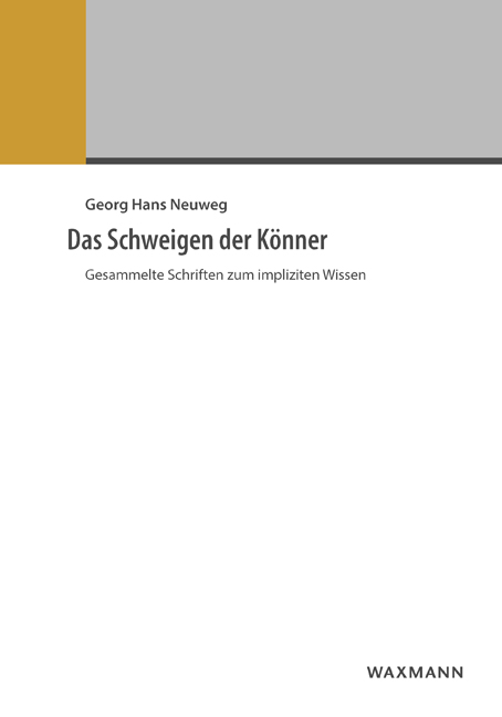 Vorderes Coverbild Das Schweigen der Könner
