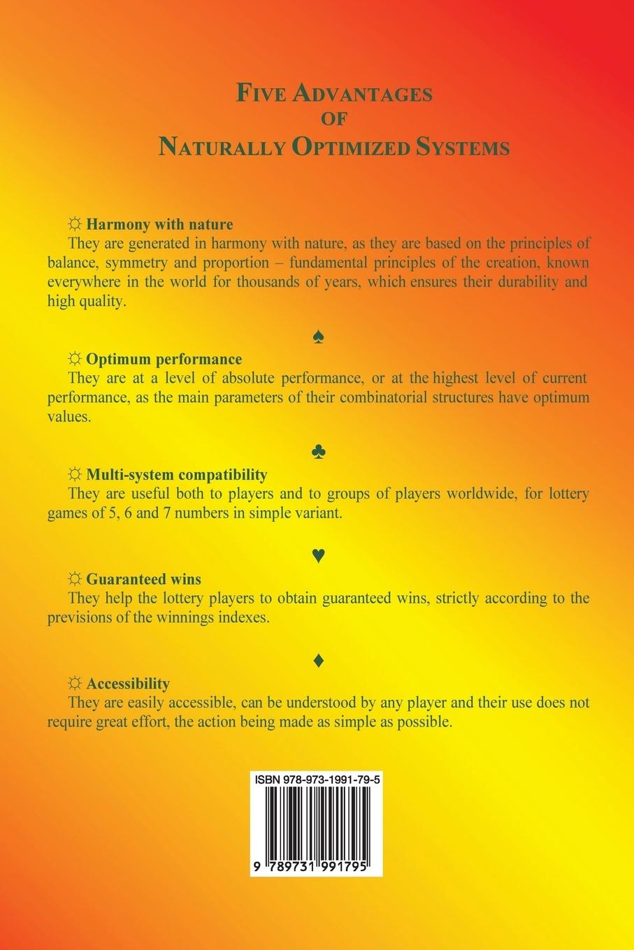 Rückseitencover WORLDWIDE LOTTERY GAMES In Naturally Optimized Systems