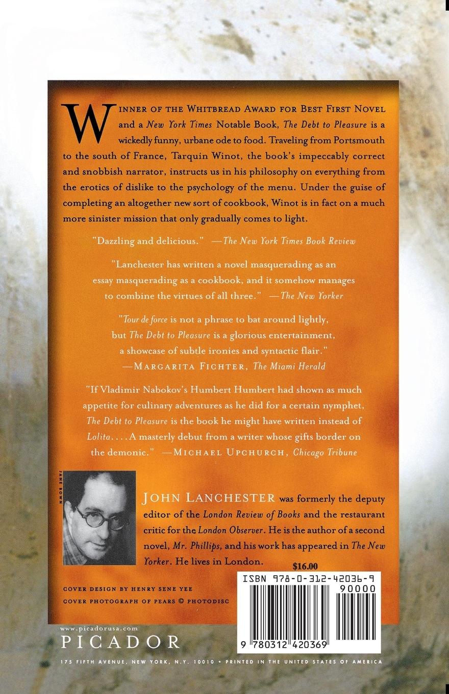 Rückseitencover Debt to Pleasure