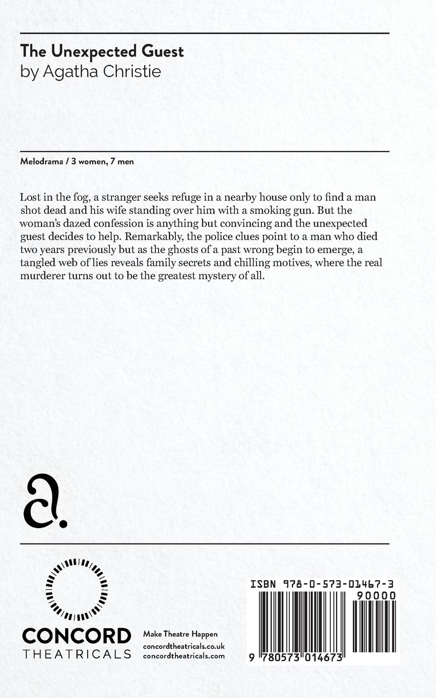 Rückseitencover The Unexpected Guest