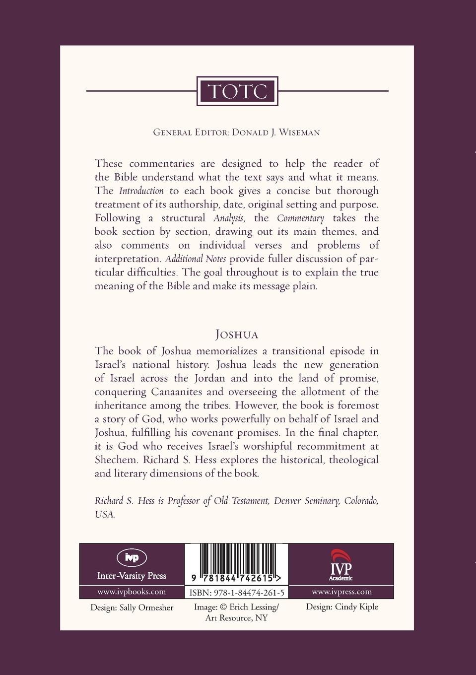 Rückseitencover Joshua