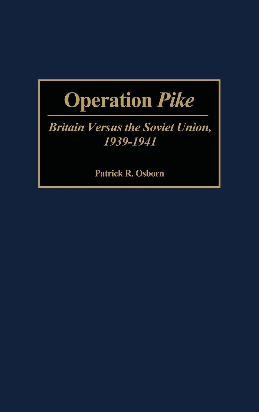 Vorderes Coverbild Operation Pike