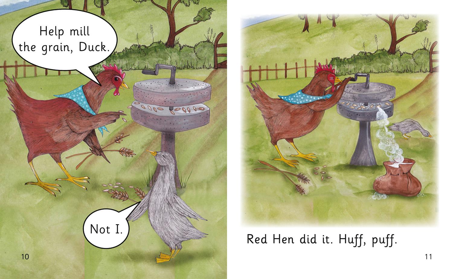 Beispielinhalt (Bild) Red Hen