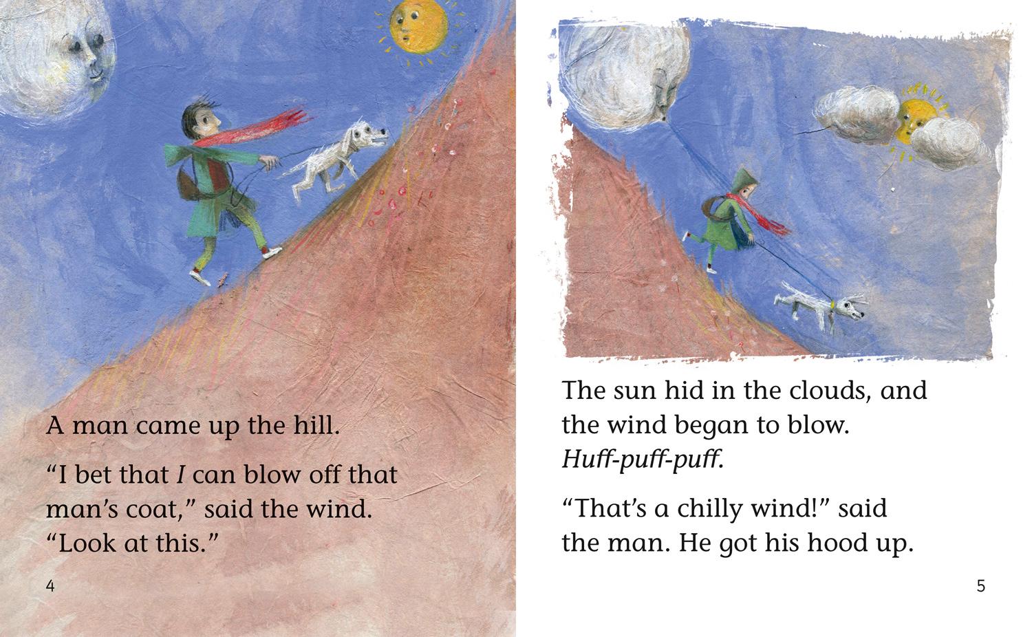 Beispielinhalt (Bild) The Sun and the Wind