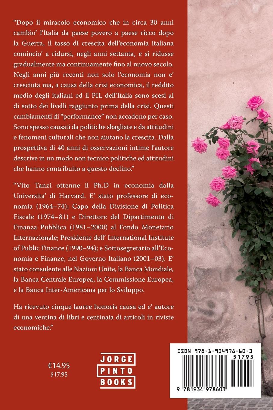 Rückseitencover Dal Miracolo Economico al Declino? Una Diagnosi Intima