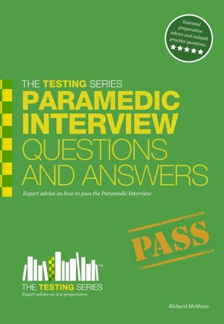 Vorderes Coverbild Paramedic Interview Questions and Answers