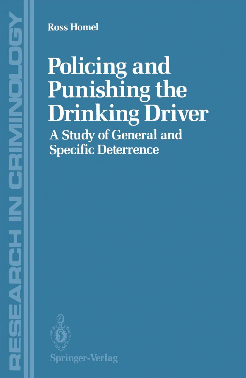 Vorderes Coverbild Policing and Punishing the Drinking Driver