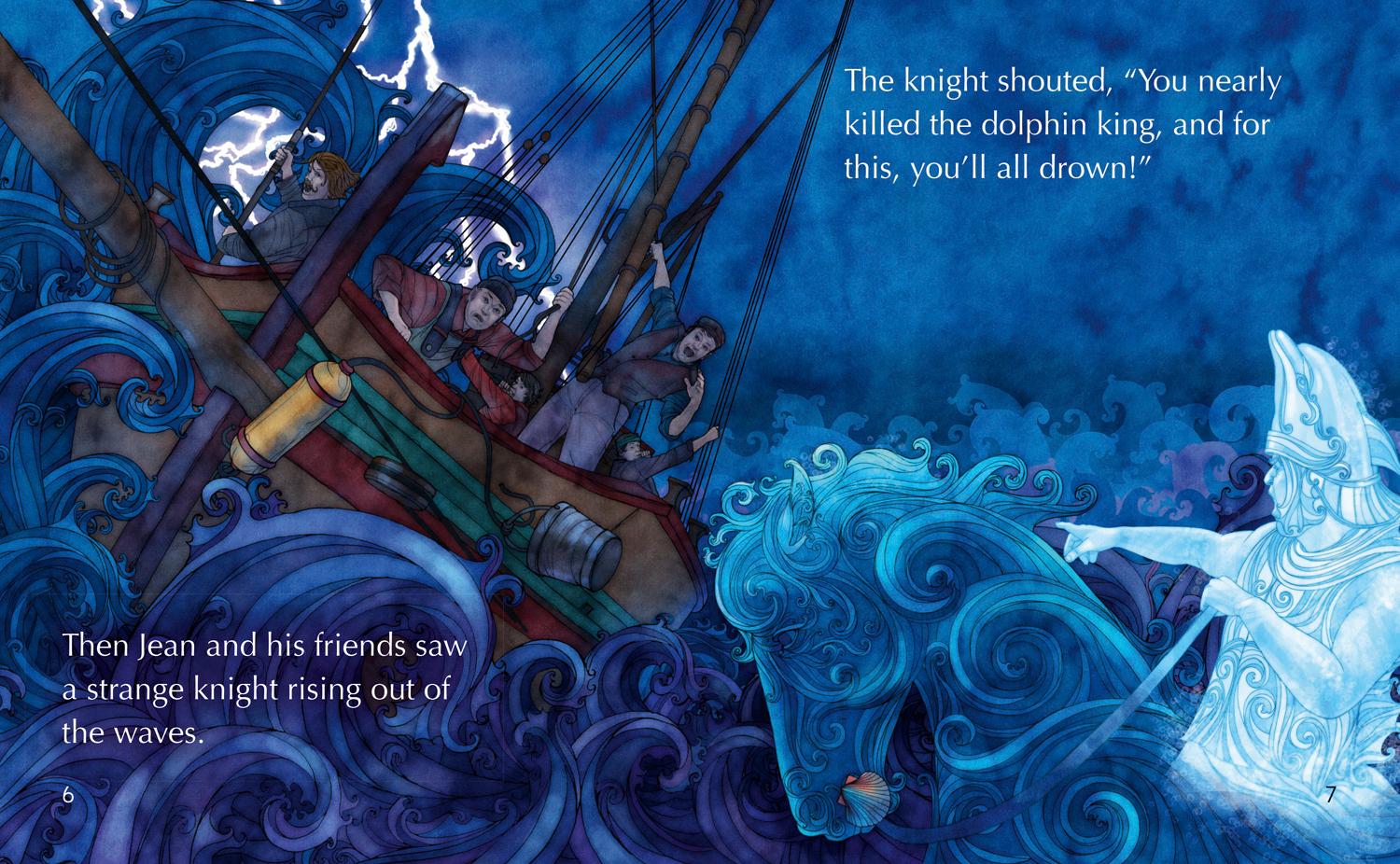 Beispielinhalt (Bild) The Dolphin King