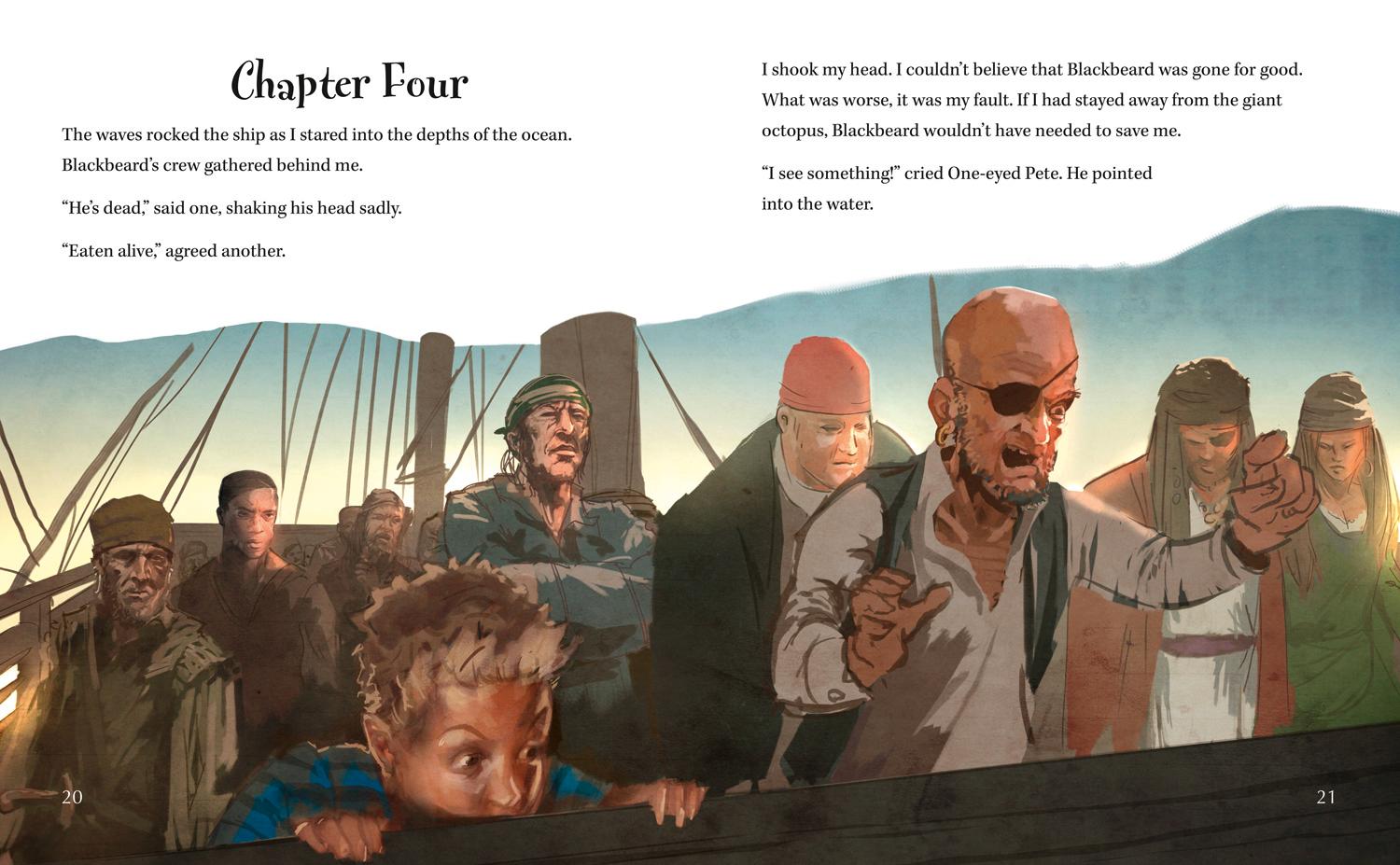 Beispielinhalt (Bild) Blackbeard and the Monster of the Deep