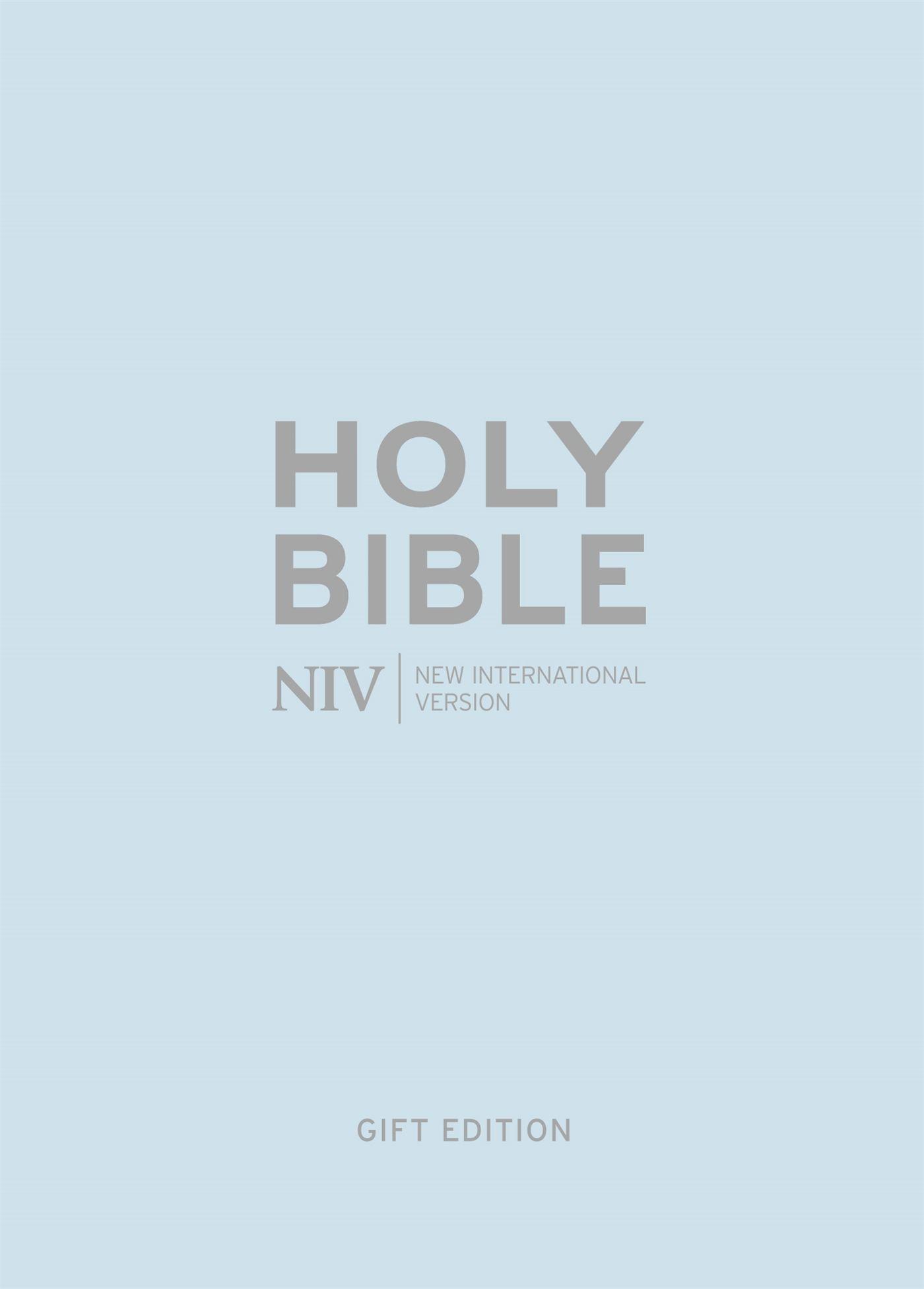 Vorderes Coverbild NIV Pocket Pastel Blue Soft-tone Bible