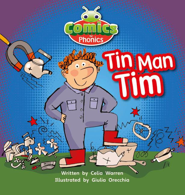 Vorderes Coverbild Bug Club Comics for Phonics Reception Phase 2 Set 02-02 A Tin Man Tim