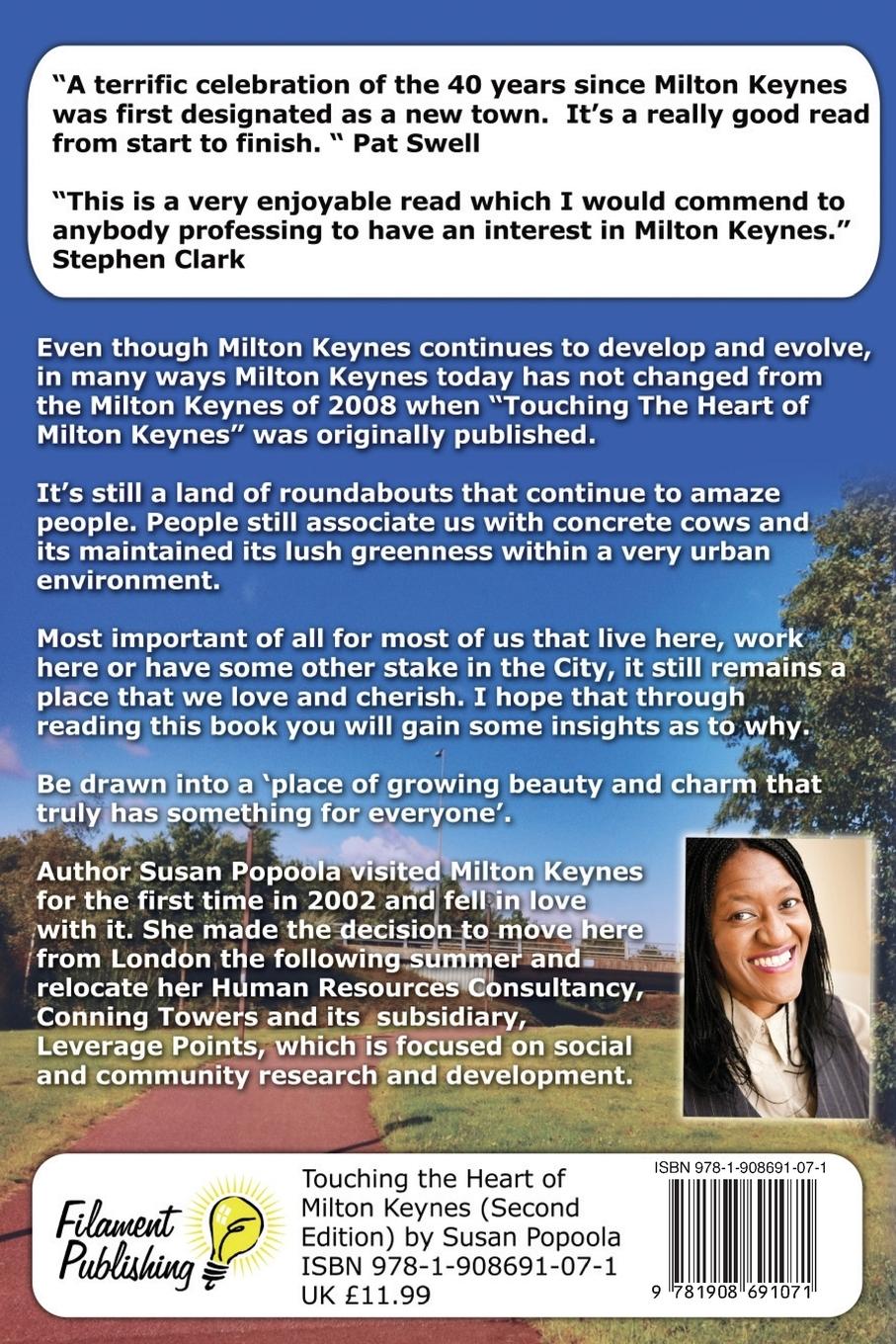 Rückseitencover Touching the Heart of Milton Keynes