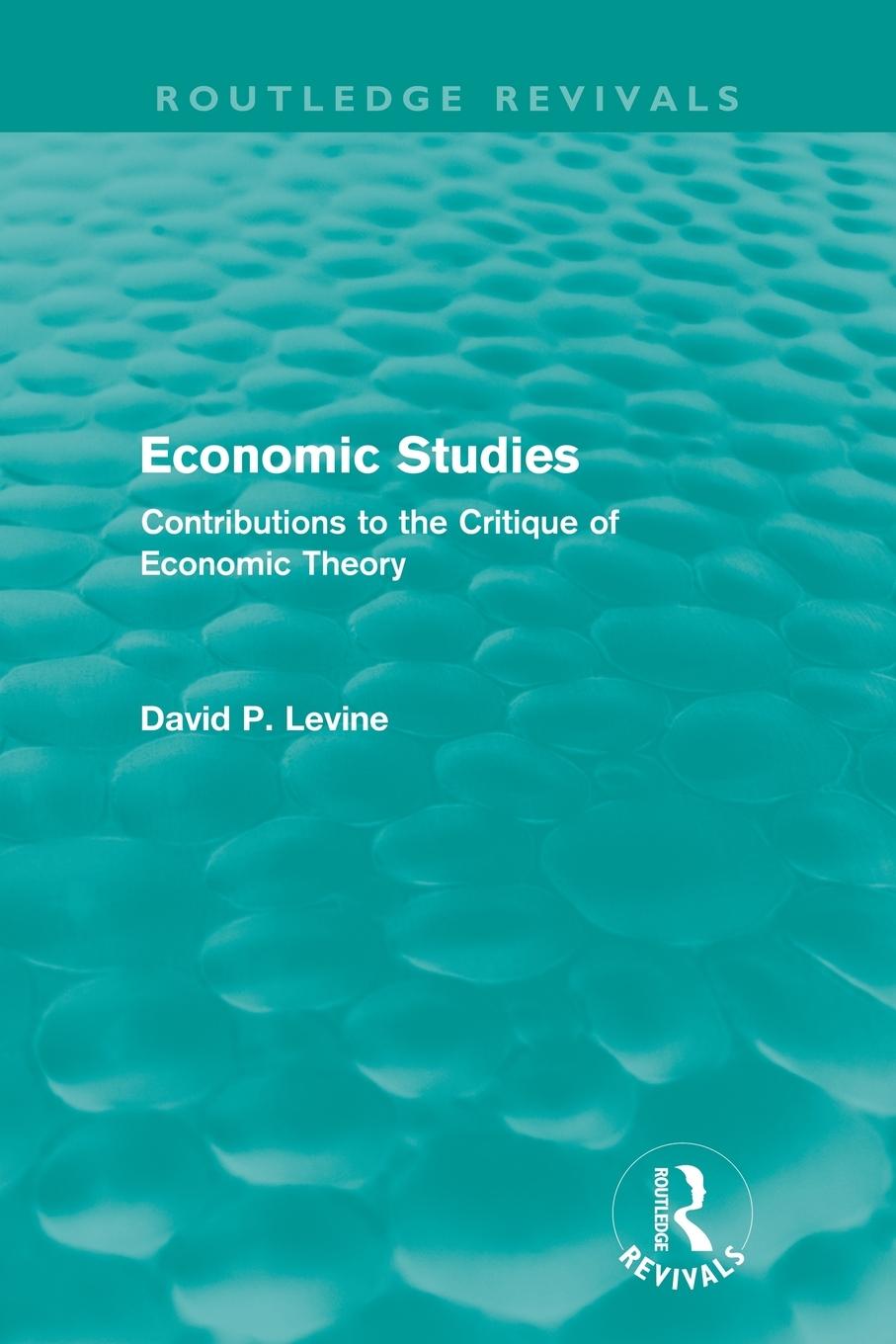 Vorderes Coverbild Economic Studies (Routledge Revivals)