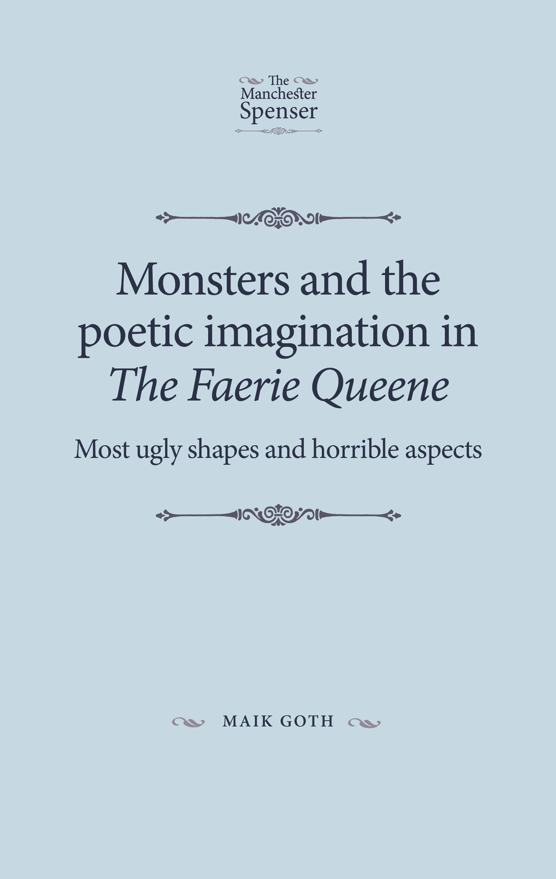 Vorderes Coverbild Monsters and the Poetic Imagination in the Faerie Queene