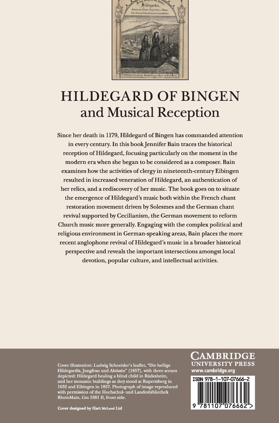 Rückseitencover Hildegard of Bingen and Musical Reception