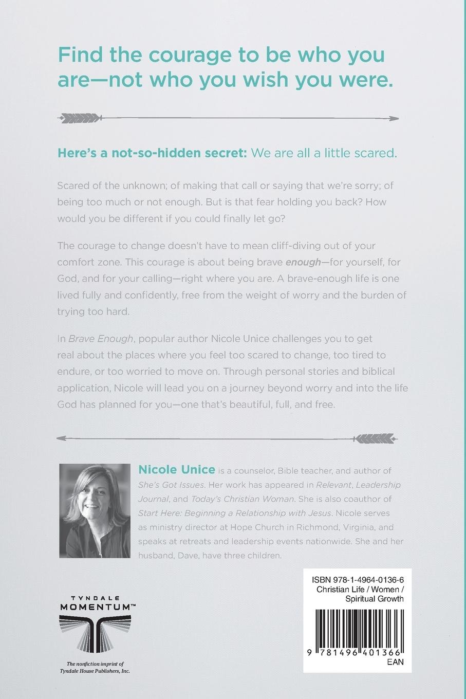 Rückseitencover Brave Enough