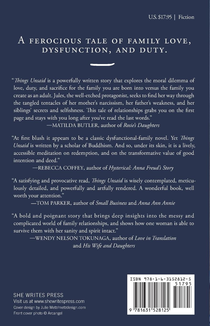 Rückseitencover Things Unsaid