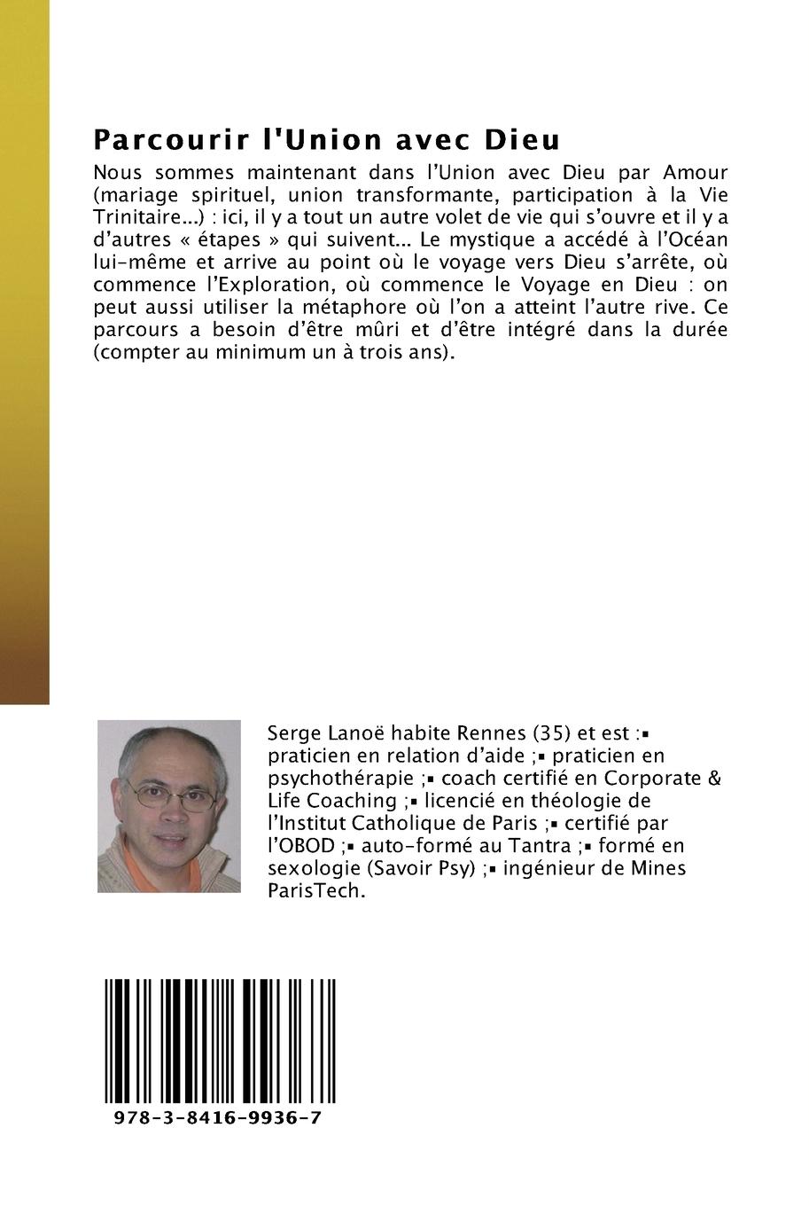Rückseitencover Parcourir l'Union avec Dieu