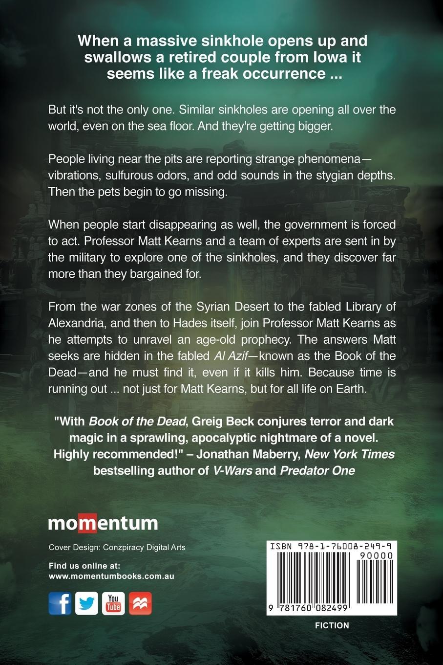 Rückseitencover Book of the Dead