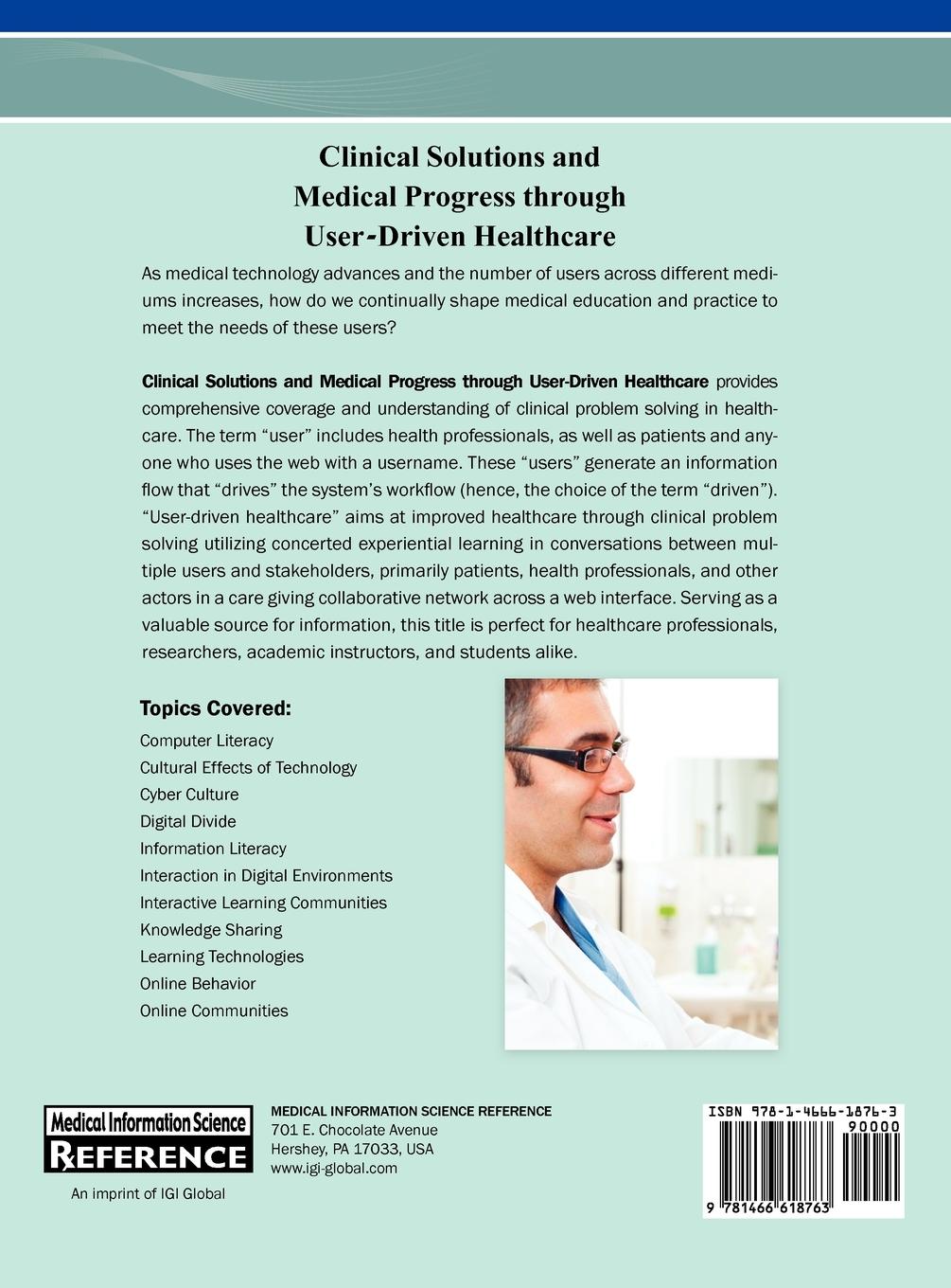 Rückseitencover Clinical Solutions and Medical Progress through User-Driven Healthcare